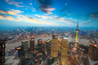 shanghai in sunset