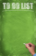 chalkboard image with empty to do list