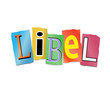 Libel concept.