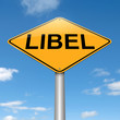Libel concept.