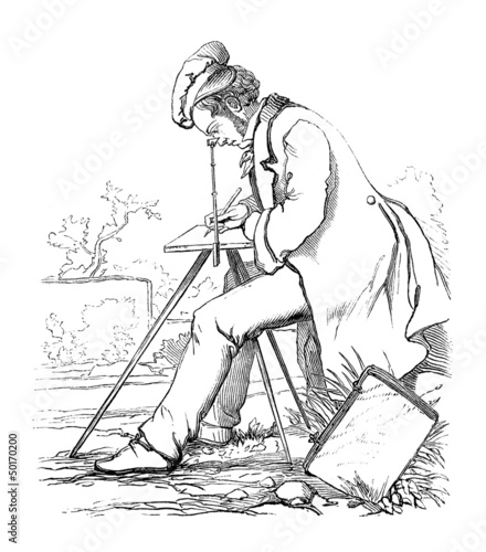 Illustration: Illustrator - Dessinateur - Zeichner - 19th century Illustrator - Dessinateur - Zeichner - 19th century