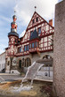 Martplatz mit Brunnen Harzgerode / Harz