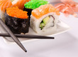 Japanese seafood sushi