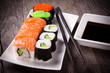 Japanese seafood sushi