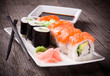 Japanese seafood sushi