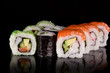 Japanese seafood sushi