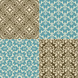 Vector: Vector Seamless Floral Patterns Vector Seamless Floral Patterns