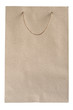 Recycled paper bag with hemp rope handles