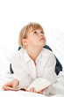 Girl reading book
