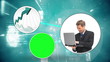 Video: Montage of business themed clips with copy space screen Montage of business themed clips with copy space screen
