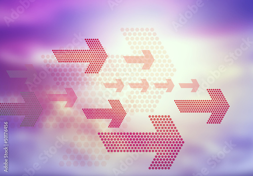 Illustration: digital arrows digital arrows