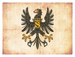 Grunge-Flagge Preussen (historisch)