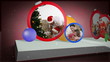 Photo album montage of christmas time