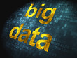 Information concept: Big Data on digital background