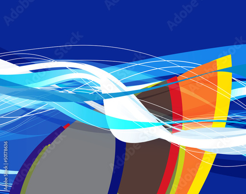 Illustration: surfing abstract surfing abstract