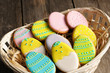 Photo: Easter homemade gingerbread cookie Easter homemade gingerbread cookie