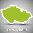 Czech Republic map sticker