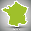 France map sticker
