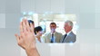 Montage of business people