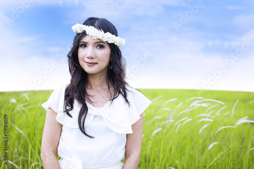 Photo: Angel face in the field Angel face in the field