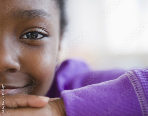 Photo: Smiling Black girl Smiling Black girl