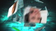 Customer support montage with copy space