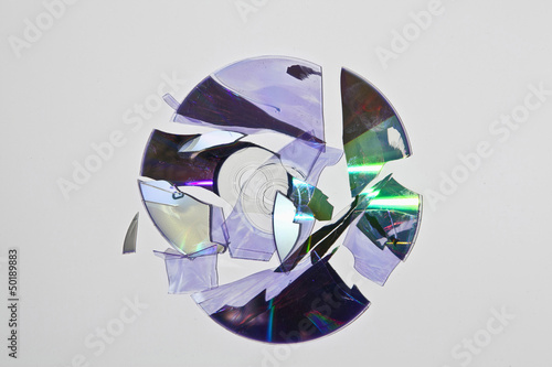Photo: Broken cd rom Broken cd rom