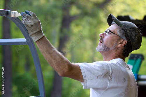 Photo: Painter Brush Man Painter Brush Man