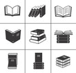 Book icons set.