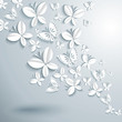 Abstract background with butterflies.
