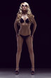 young sexy model posing in the studio