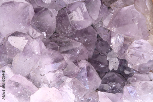 Photo: Amethyst rock close Amethyst rock close