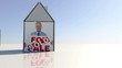 Video: Real estate and moving home montage with copy space Real estate and moving home montage with copy space