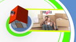 Video: Moving home montage with copyspace Moving home montage with copyspace