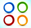 Vector: Set of circles Set of circles