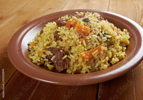 Photo: Traditional oriental pilaf Traditional oriental pilaf