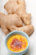 fresh ginger creme brulee dessert