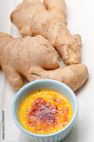 Photo: fresh ginger creme brulee dessert fresh ginger creme brulee dessert