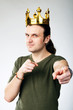 Man with crown