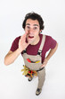 Photo: Carpenter shouting Carpenter shouting
