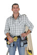 Smiling carpenter