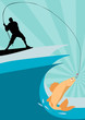 Fishing background