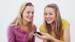 Montage of colorful screens showing people with new technologies