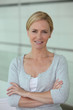Portrait of blond woman