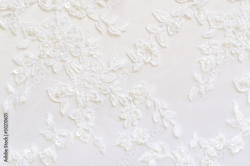 Photo: White wedding lace White wedding lace