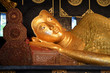 Laying gold Buddha in Wat Chedi Luang, Chiangmai