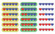 Rating hearts