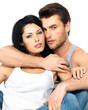 Beautiful sexy couple in love