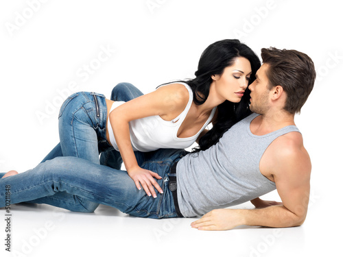 Photo: Beautiful sexy couple in love Beautiful sexy couple in love