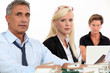 employees at office